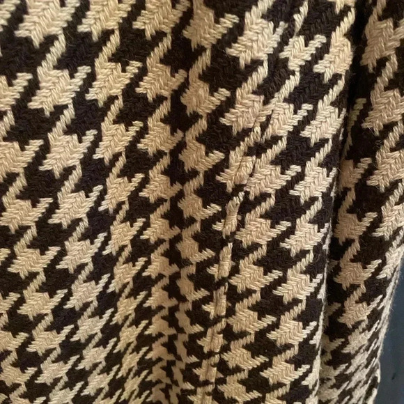 Charter Club Women’s Houndstooth Wool Old Money Classic Business Blazer 16 T - Picture 4 of 10